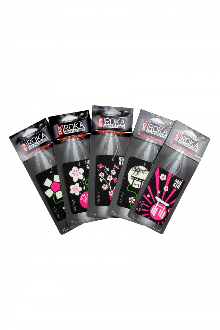 Ароматизатор "IROKA" "SAKURA", запахи в ассортименте (блок 24 шт) Ароматизатор "IROKA" "SAKURA", запахи в ассортименте (блок 24 шт)