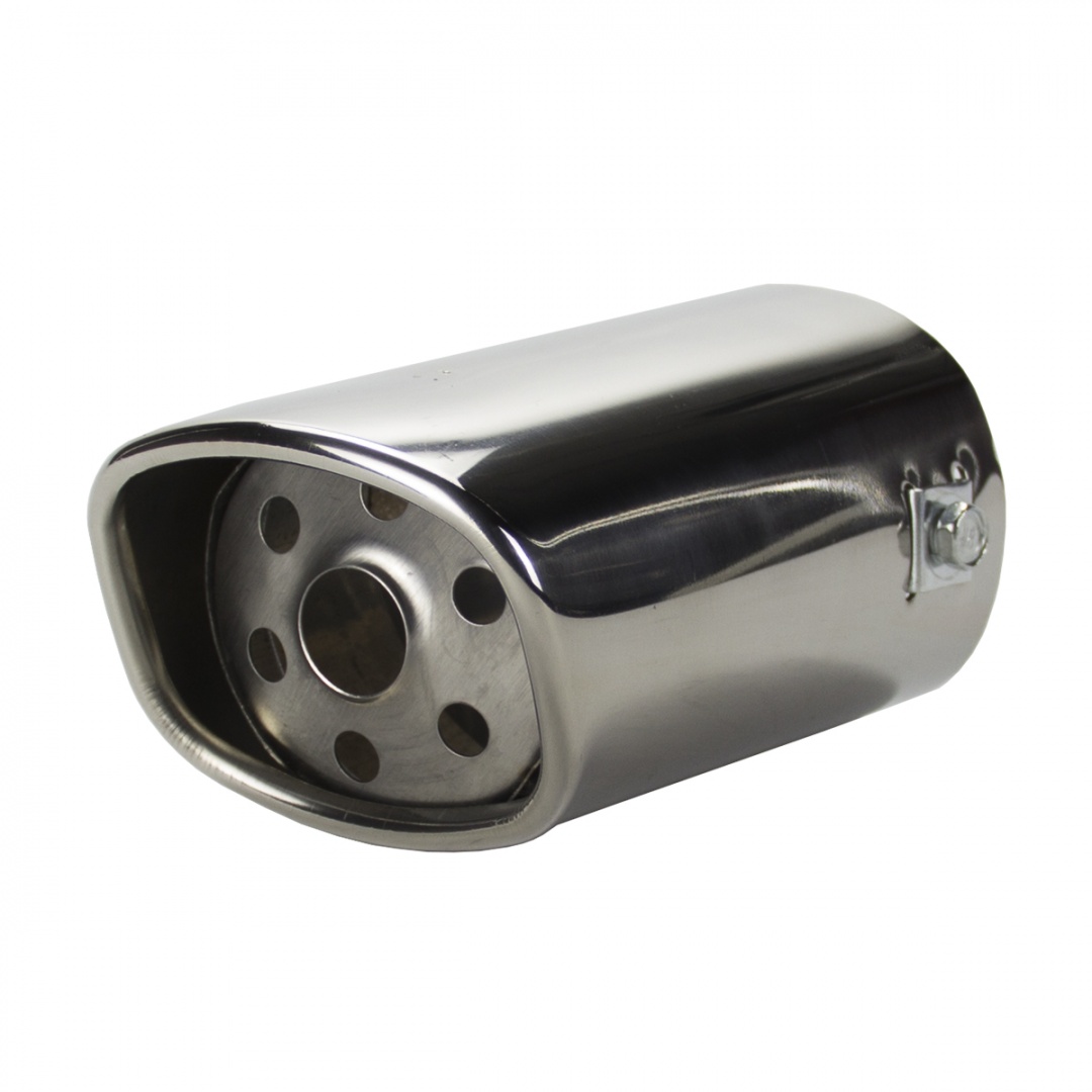 Насадка на глушитель "Nova Bright" нержавеющая сталь, в дв.блистере (д. 75 мм)