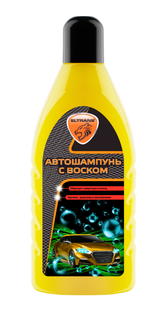 Автошампунь "Eltrans" с воском, флакон 1 л [EL-0103.02]