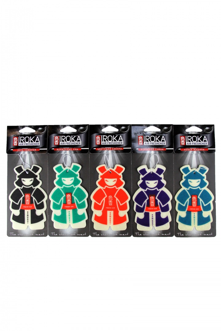 Ароматизатор "IROKA" "SAMURAI", запахи в ассортименте (блок 24 шт) Ароматизатор "IROKA" "SAMURAI", запахи в ассортименте (блок 24 шт)