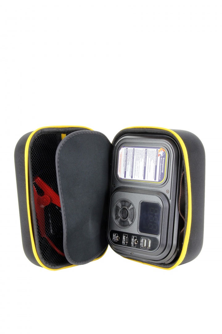 Компрессор "NB" 120 PSI , ПЗУ до 600А, PowerBank 20800mAh, LED фонарь, авар. сигнализация, 2USB порта +Type-C, вых 12V-16.8V/10Amax Компрессор "NB" 120 PSI , ПЗУ до 600А, PowerBank 20800mAh, LED фонарь, авар. сигнализация, 2USB порта +Type-C, вых 12V-16.8V/10Amax